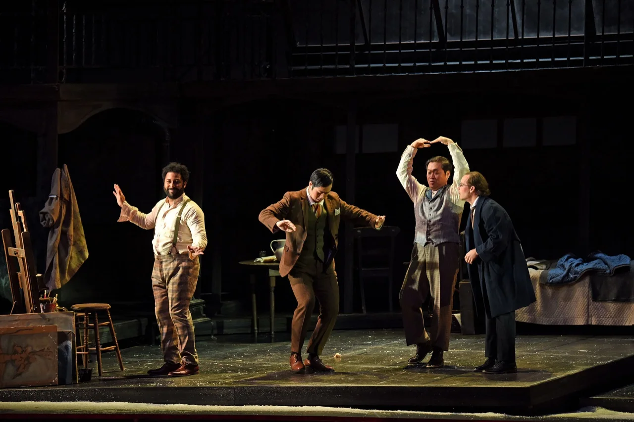 Yichen Xue in La Bohème · Puccini · Arizona Opera · As Schaunard at Arizona Opera — 2025 season.